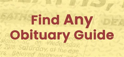 tribute archive|how to find obituaries from years ago.